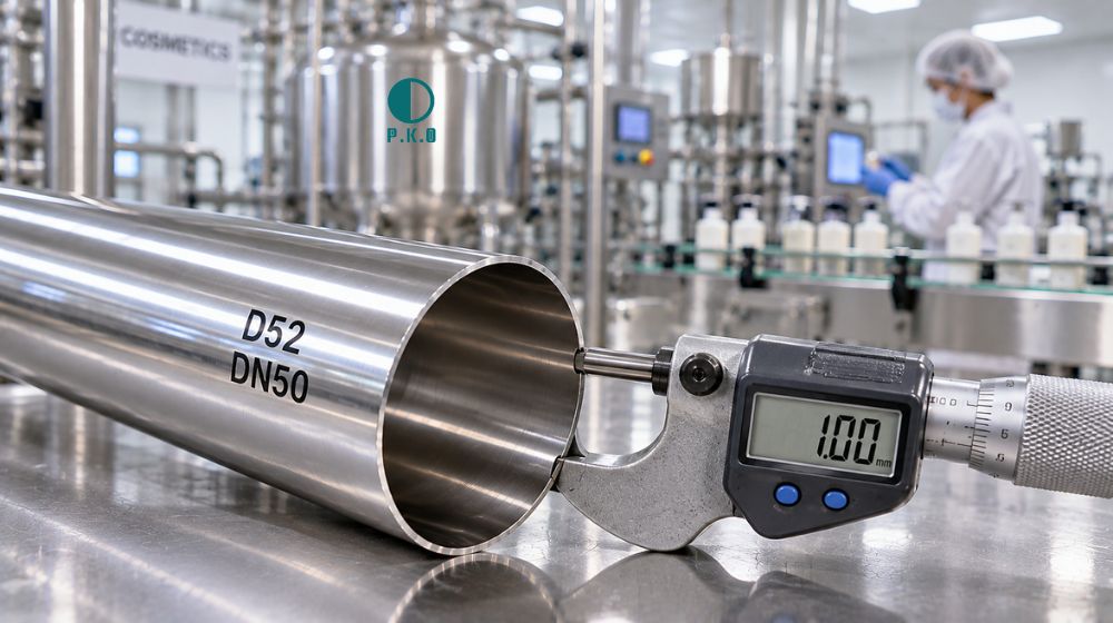 chiều dày ống vi sinh d52 dn50