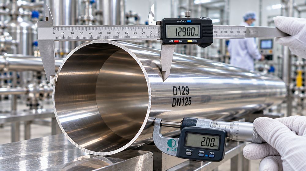 dung sai ống vi sinh d129 dn125
