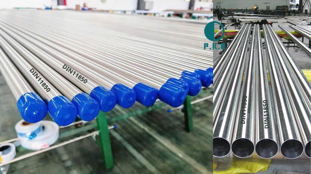 Dung sai về chiều dài ống inox vi sinh DIN