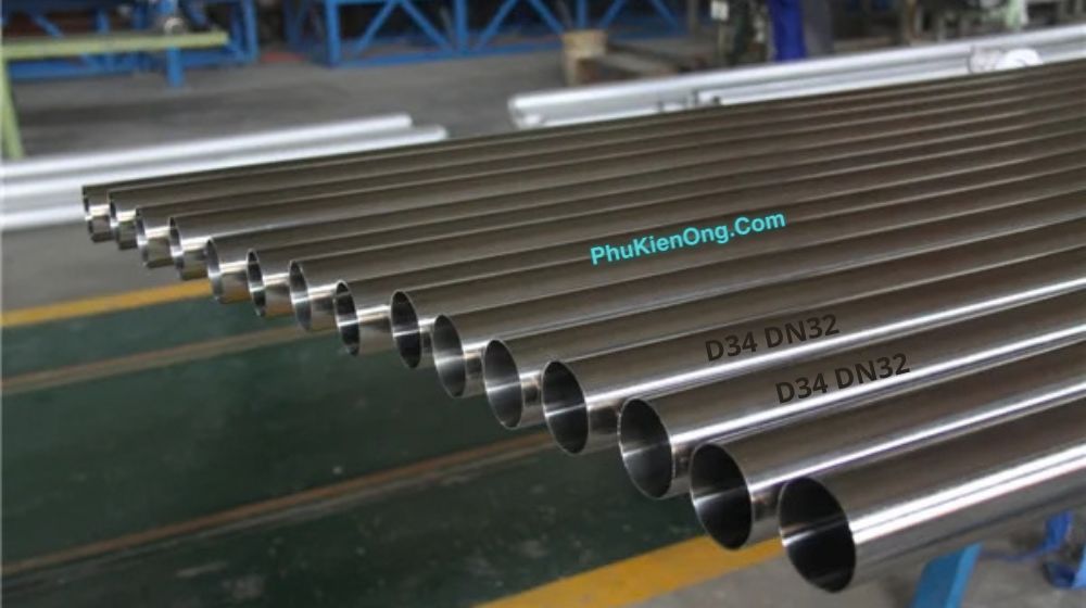 ống vi sinh d34 dn bao nhiêu