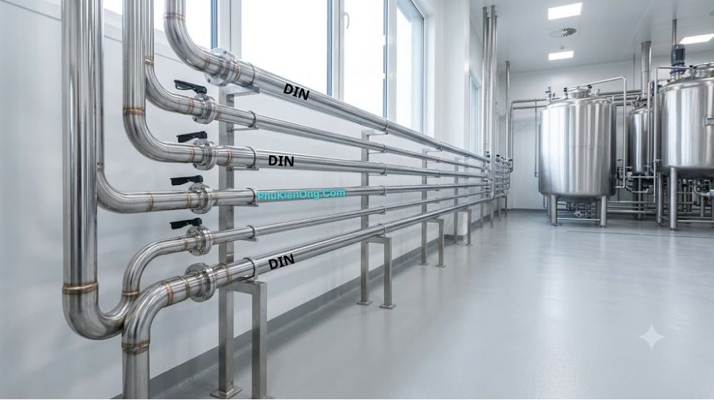 Ống vi sinh chuẩn DIN là gì