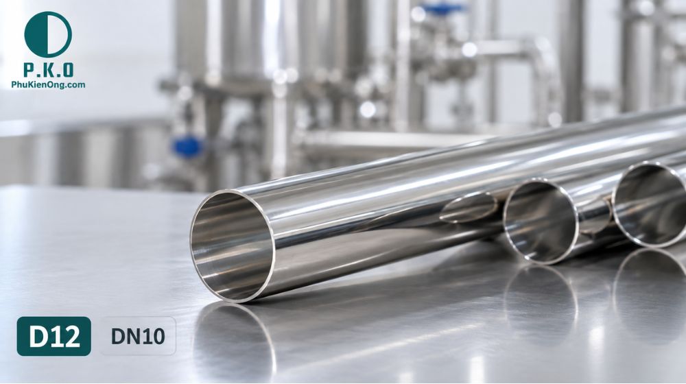 ống vi sinh D12 DN10 là gì
