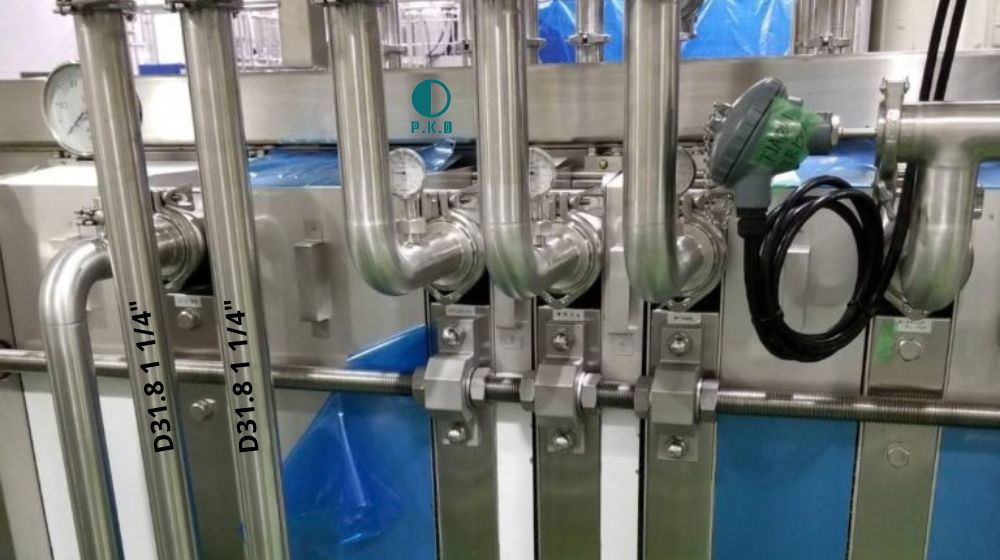 ống vi sinh d31.8 dn bao nhiêu