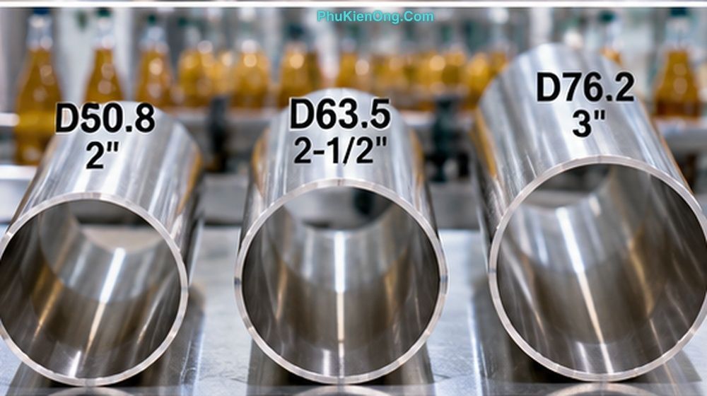 ống vi sinh d63.5 mấy inch