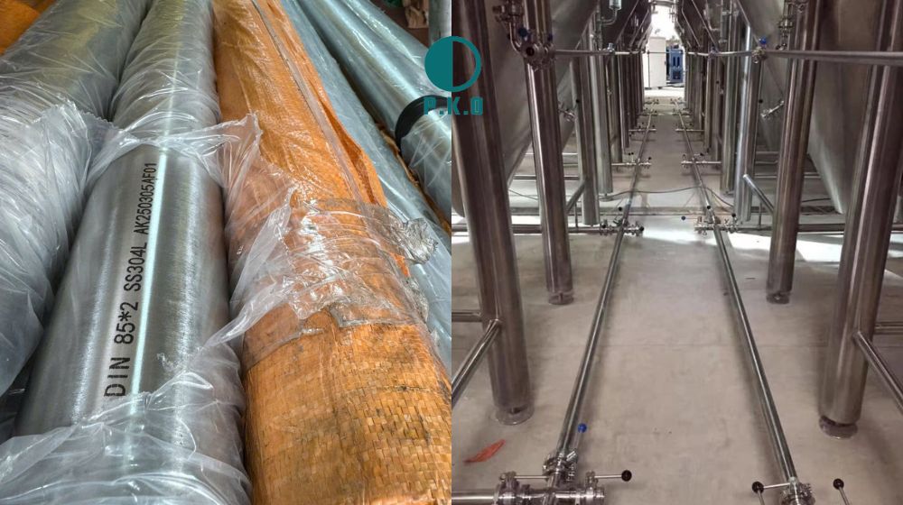 thay ống inox vi sinh 316 bằng 304