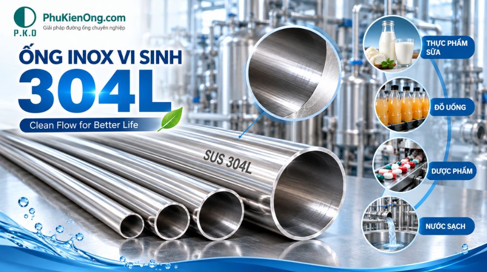 Thế nào là ống inox vi sinh 304L