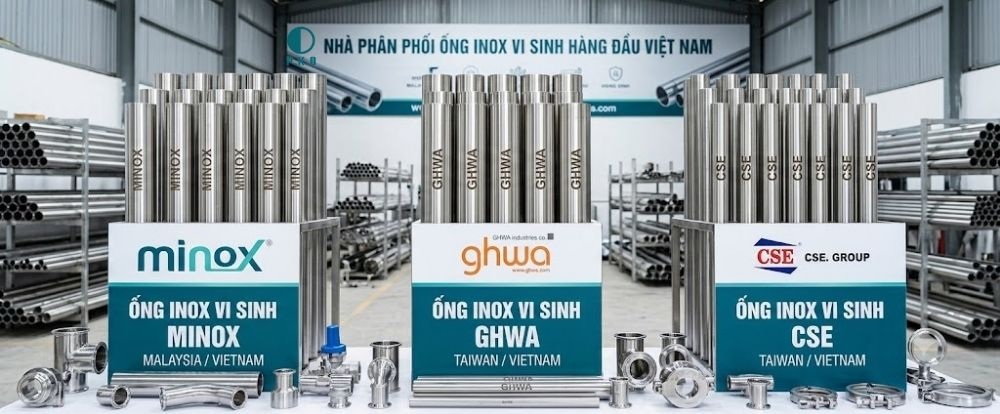 nhãn hiệu ống vi sinh phổ biến việt nam