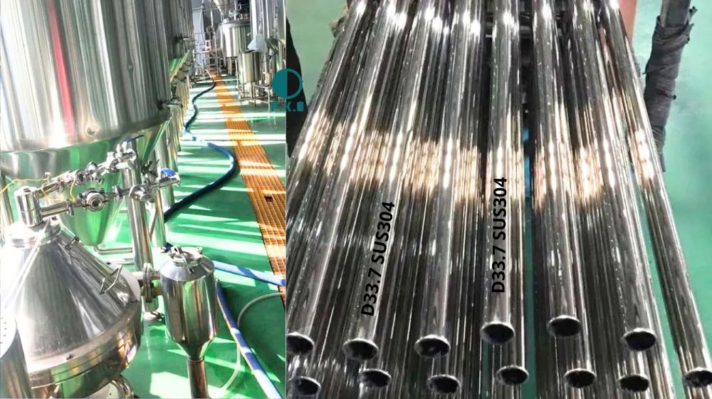 vạt liệu ống vi sinh d33.7